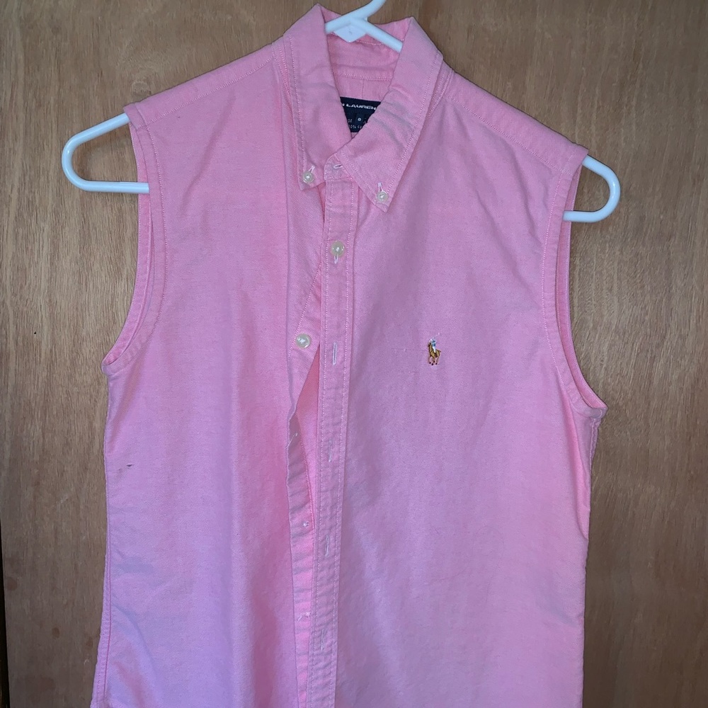 Ralph Lauren button up shirt Pink